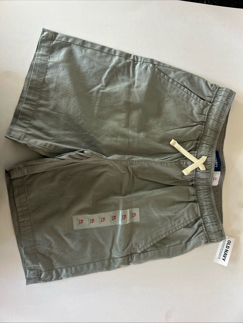 Old Navy Olive Drawstring Kids Shorts with Pockets